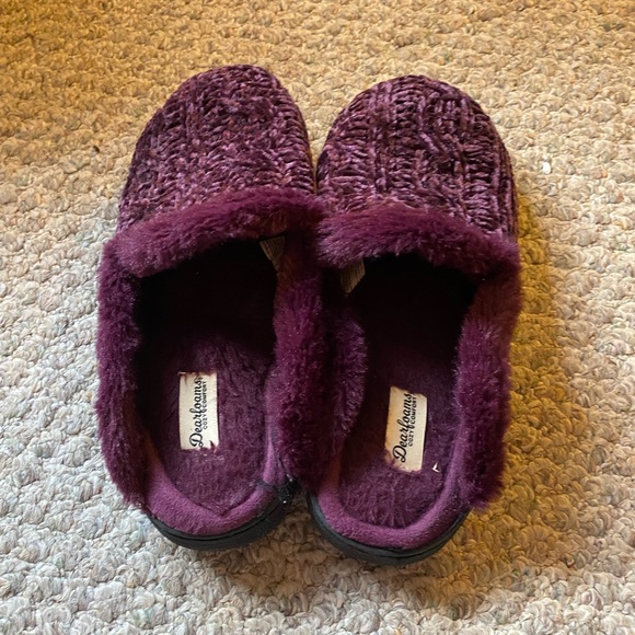 Purple Dearfoam Slippers - Picture 4 of 4